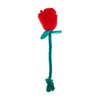 Valentine's Rose Rope Dog Toy