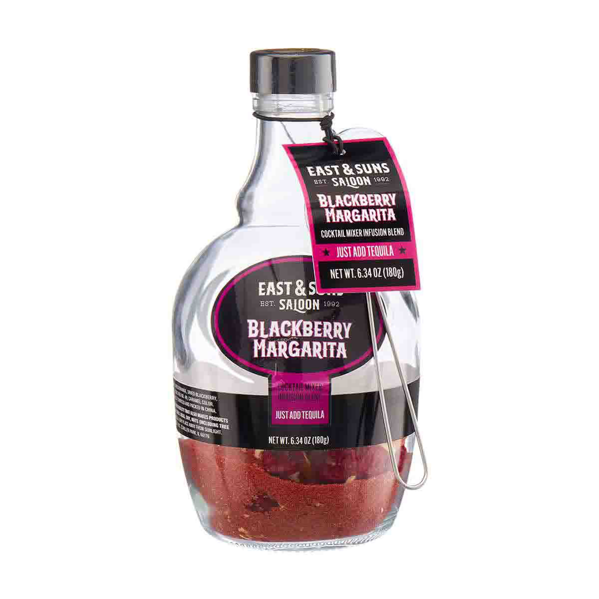 East & Sons Blackberry Margarita Cocktail Infusion Mixer, 6.34 oz