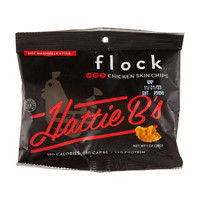 Flock Chicken Skin Chips, Hattie B's Hot Nashville Style, 1 oz