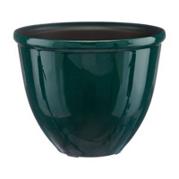 Decorative Glazed Planter, 8 in