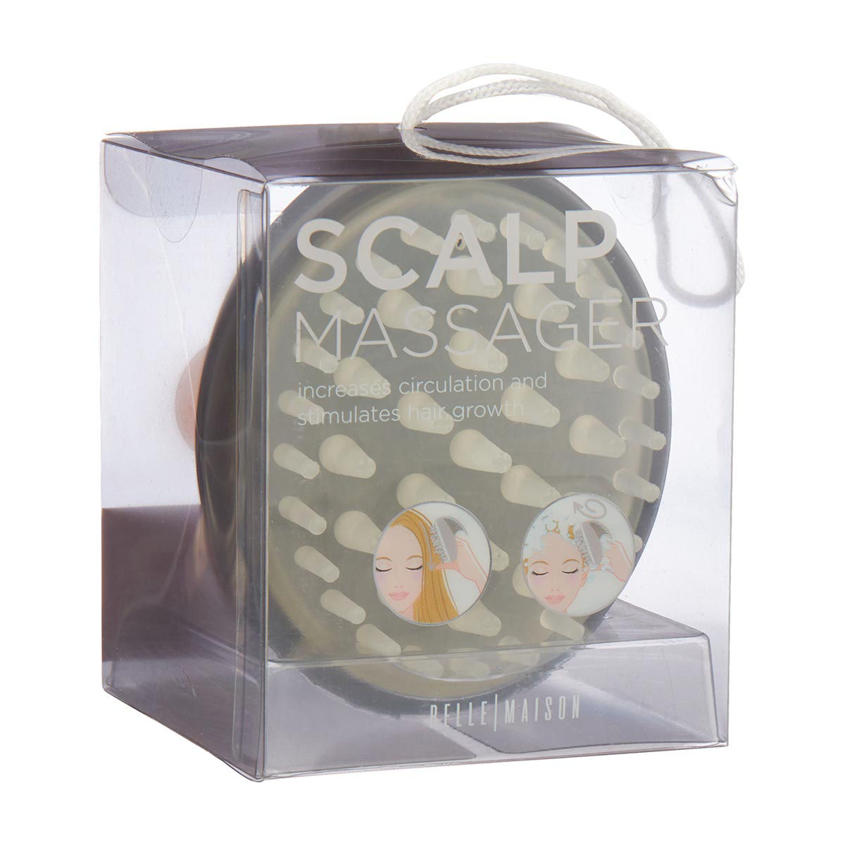 Belle Maison Scalp Massager, Gray