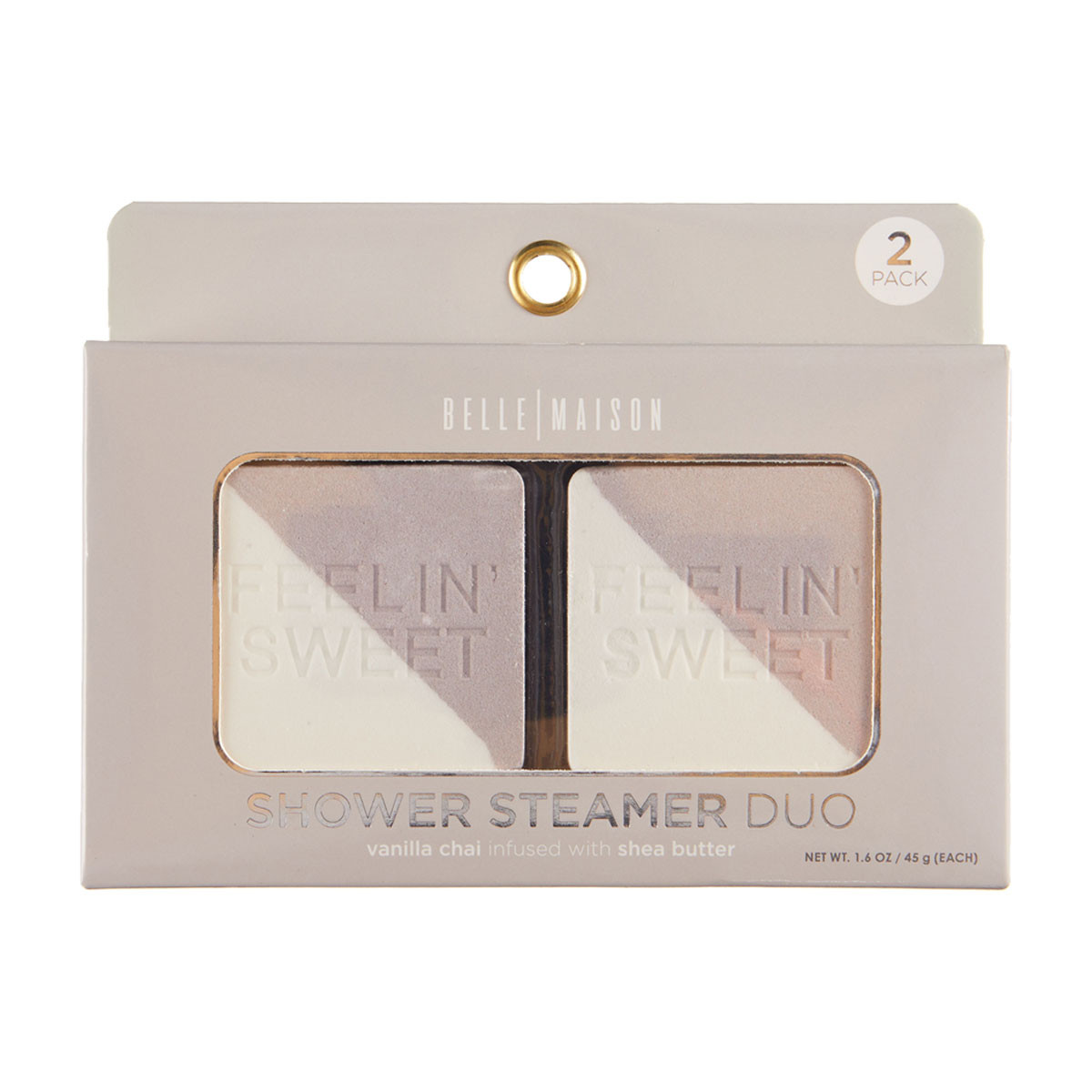 Belle Maison Shower Steamer Duo, Vanilla Chai
