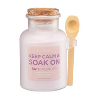 Belle Maison Keep Calm & Soak On Bath Powder, 14.8 oz