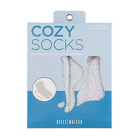 Belle Maison Cozy Plush Socks, Blue