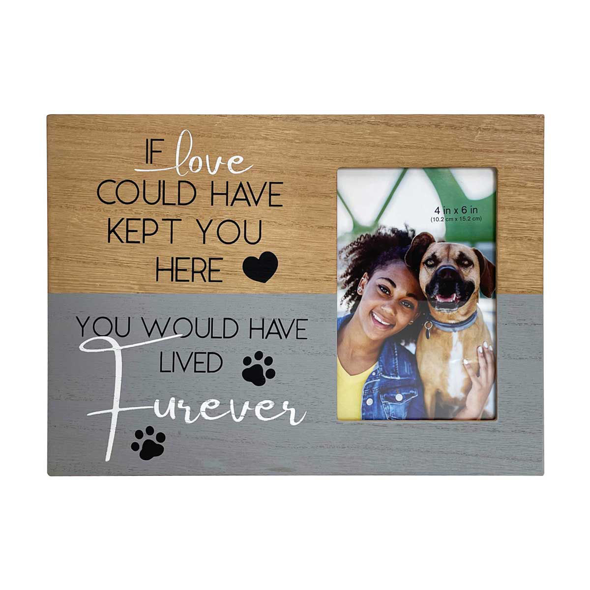 Furever Wooden Pet Photo Frame