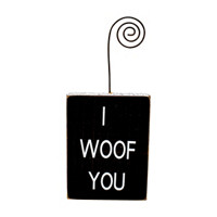'I Woof You' Printed Pet Picture Holder