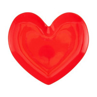 Heart Shaped Meal Dish, Red