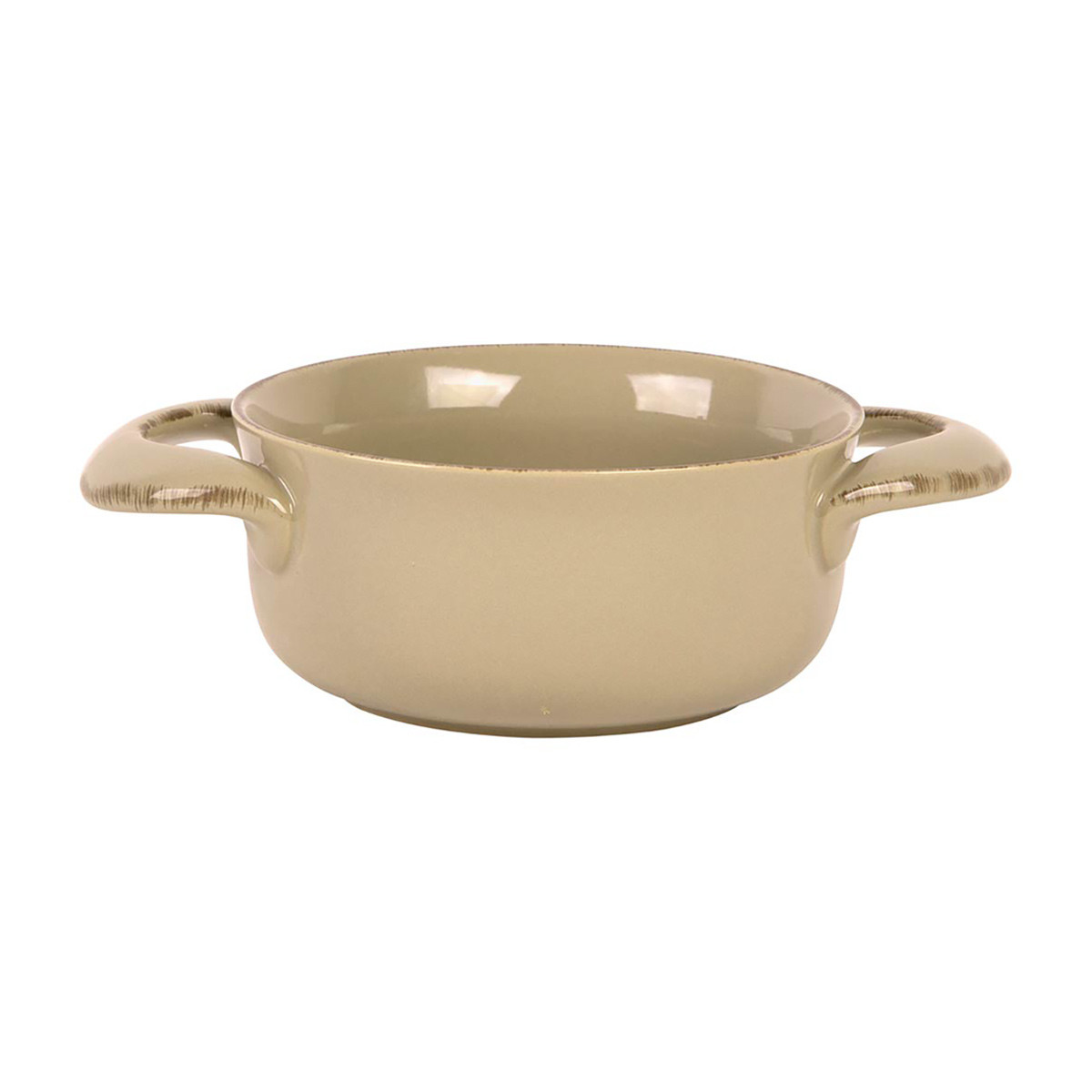 Double handled soup outlet bowls