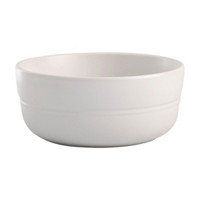 Ribbed Bowl, White, 5.5 in