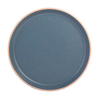 Speckled Deep Rim Salad Plate, Blue, 8 in