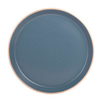 Speckled Deep Rim Dinner Plate, Blue, 10 in