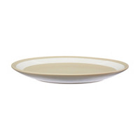 2-tone Salad Plate, Sand & White, 6 in