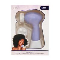 Urban Butterfly Electric Facial Cleansing Brush with Stand, Purple