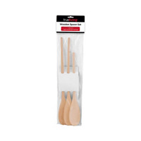 TrueLiving Wooden Spoon Set, 3 ct