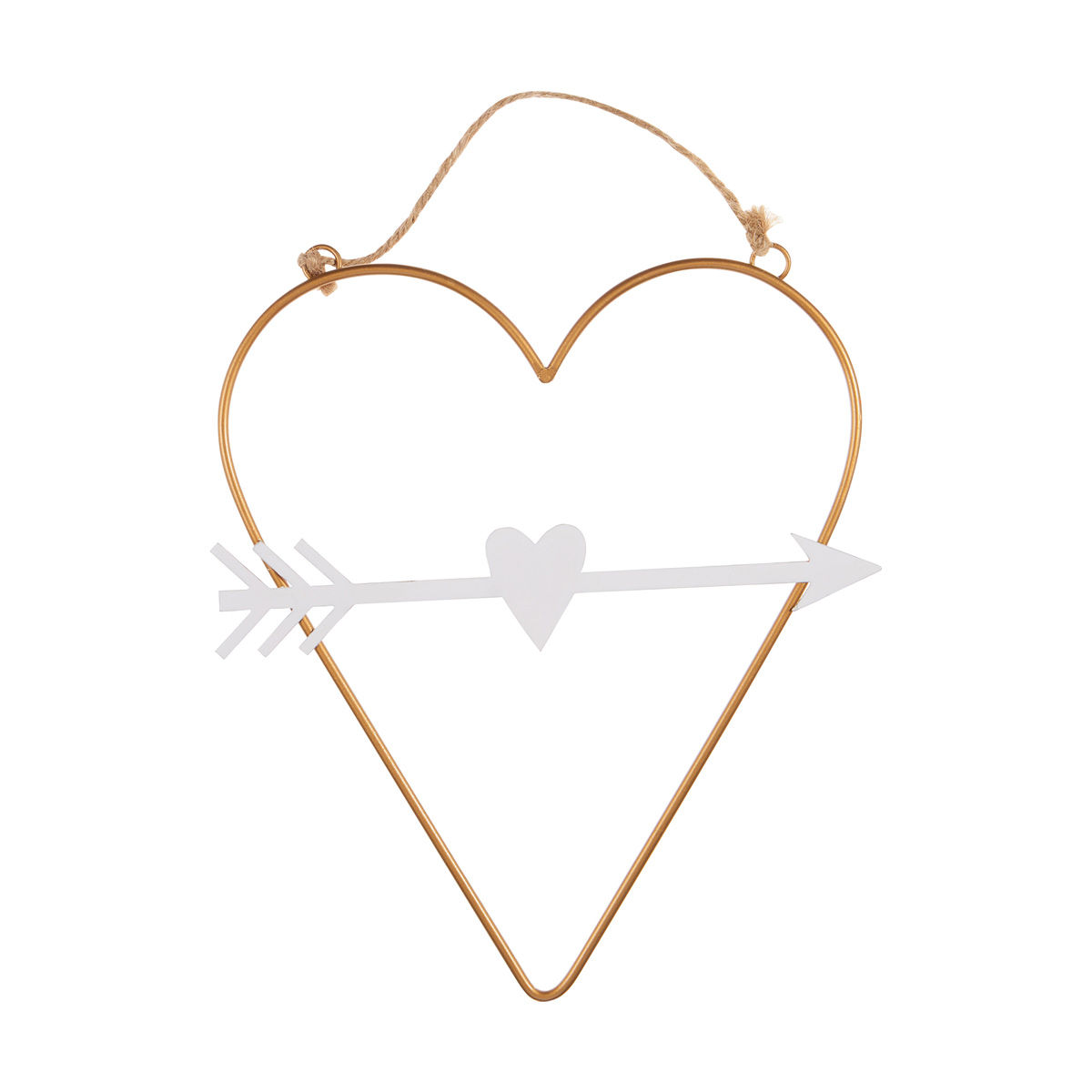 Arrow Heart Wall Hanging Décor