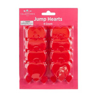 Happy Valentine's Day Jump Hearts, 8 Count