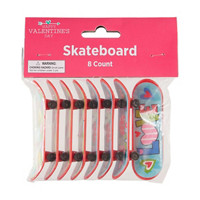 Happy Valentine's Day Mini Finger Skateboards, 8 Count