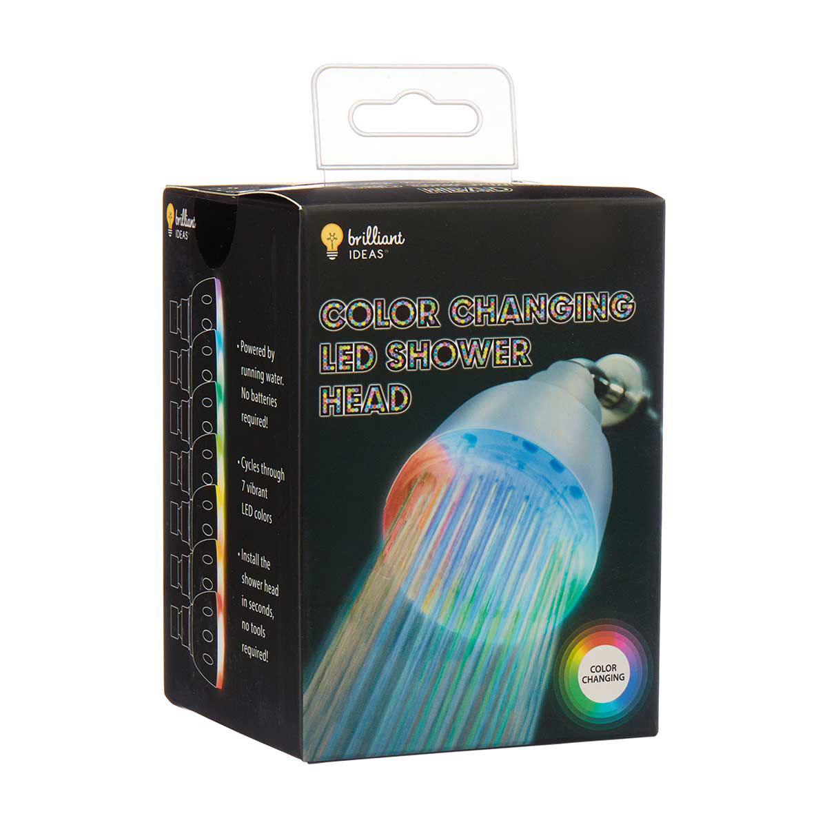 Brilliant Innovations Color Changing LED Shower Head