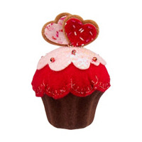 Valentine's Artificial Mini Cake & Cupcake Treat Decorations