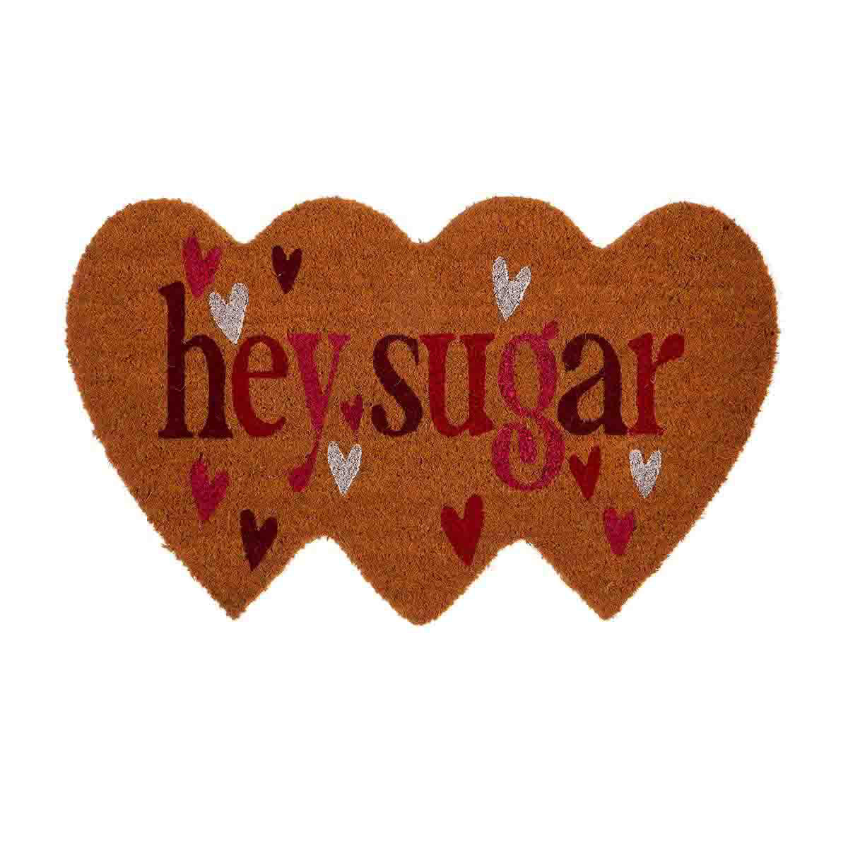 Valentine's Day Coir Heart Shaped Mat
