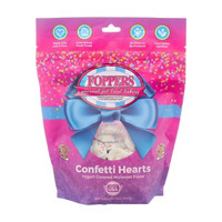 Foppers Gourmet Pet Treat Bakery with Confetti Hearts, 12 oz