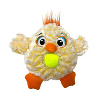 Easter Stuffed Chick with Tennis Ball Dog Toy