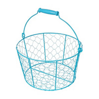 Easter Colorful Wire Basket, Assorted
