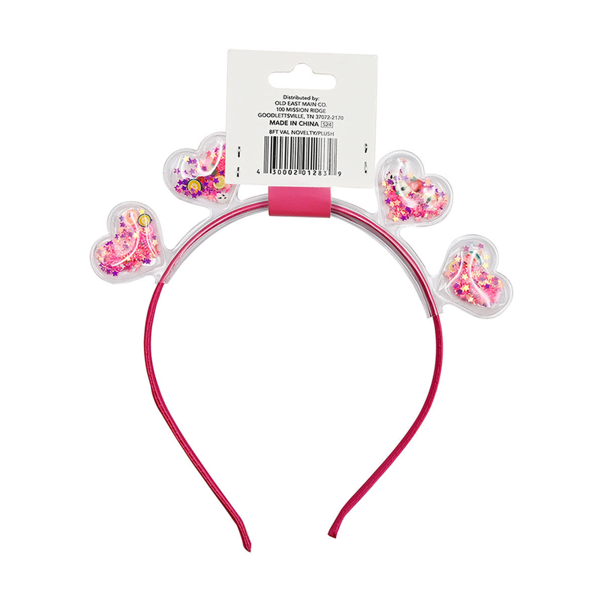 Happy Valentine's Day Confetti Heart Headband