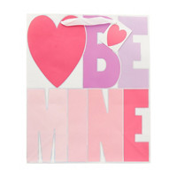 'Be Mine' Printed Gift Bag, Large