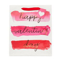 'Happy Valentine's Day' Printed Gift Bag, Large 