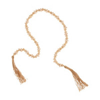 Wooden Beaded Décor with Tassel