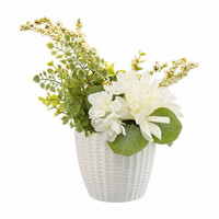 Artificial Flower Arrangement with Pot