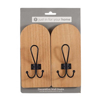 Just In For Your Home Decorative Wall Hooks, 2 ct