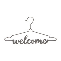 'Welcome' Hanger Wall Sign Décor