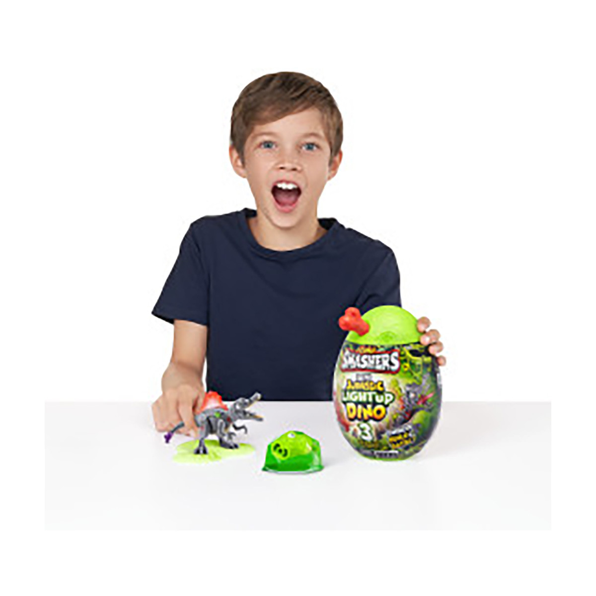 Smashers Jurassic Light-Up Dino Surprise Egg Mini Figure Set