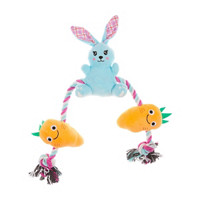 Easter Bunny & Carrot Plush Rope