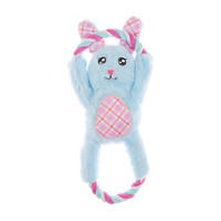 Easter Bunny Rope Toy, Blue