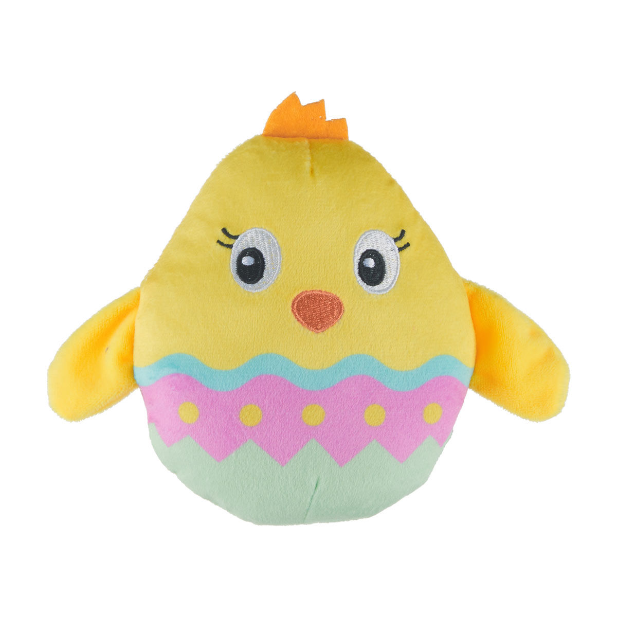 Easter Chick Egg Plush Dog Toy