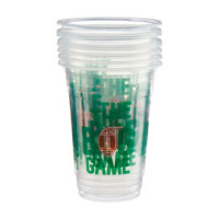 'The Big Game' Kickoff Football Toss Plastic Party Cups, 8 ct
