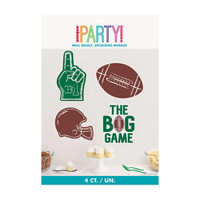 Unique Party! Kickoff Football Toss Wall Decals, 4 ct