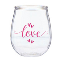 Valentine's Day 'love' Glass Mug, 8 oz