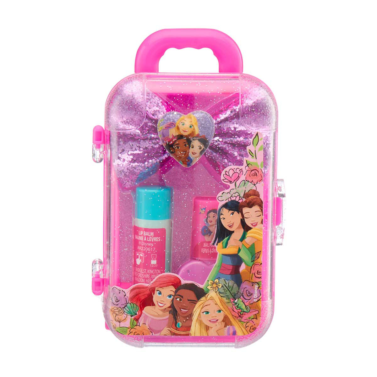 Disney Princess Style Collection Play Suitcase Travel Set Pink