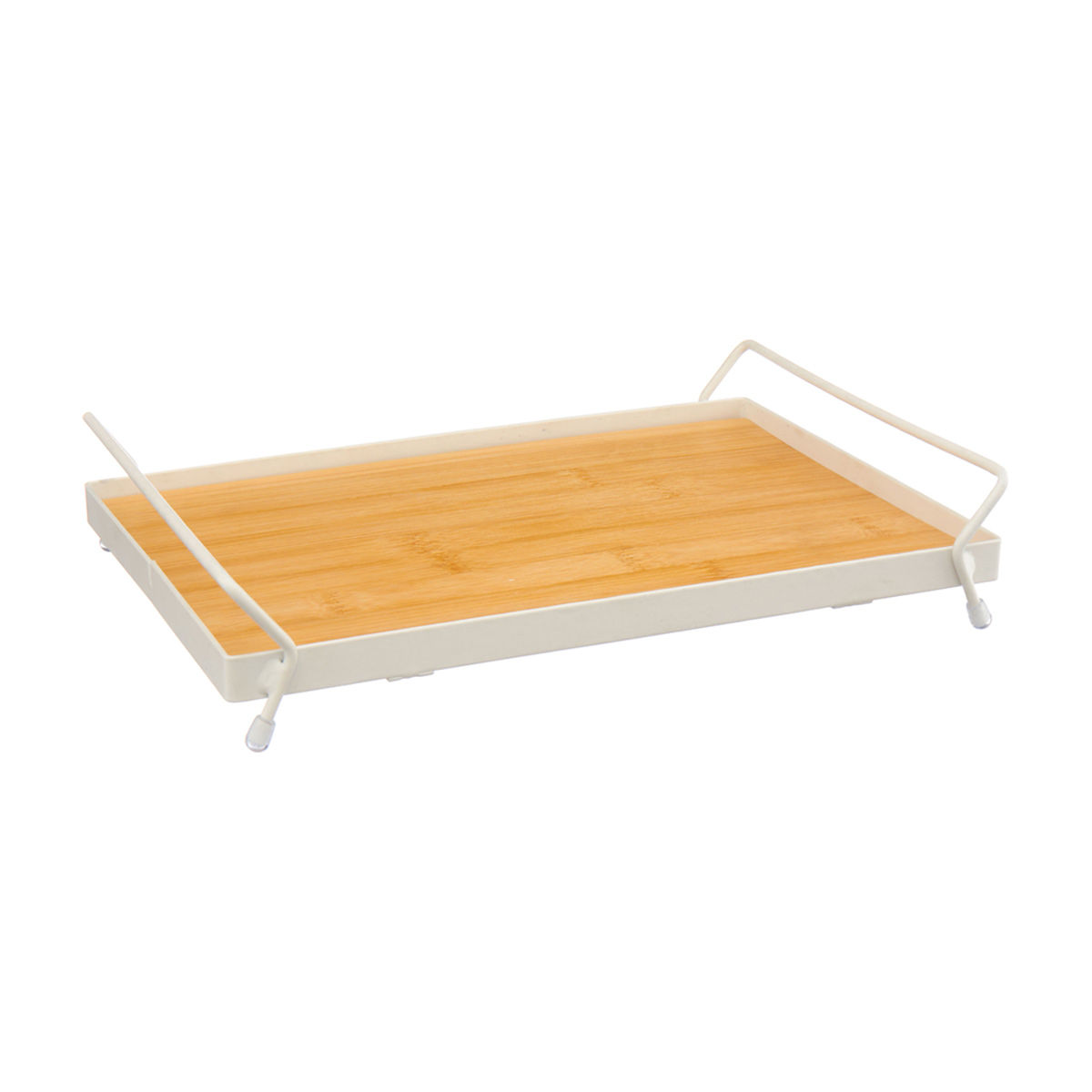 Wooden & Metal Decorative Tray