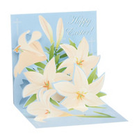 Parallel Lines Happy Easter Lilies Card