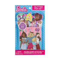 Barbie Glitter Pen Set, 35 Count