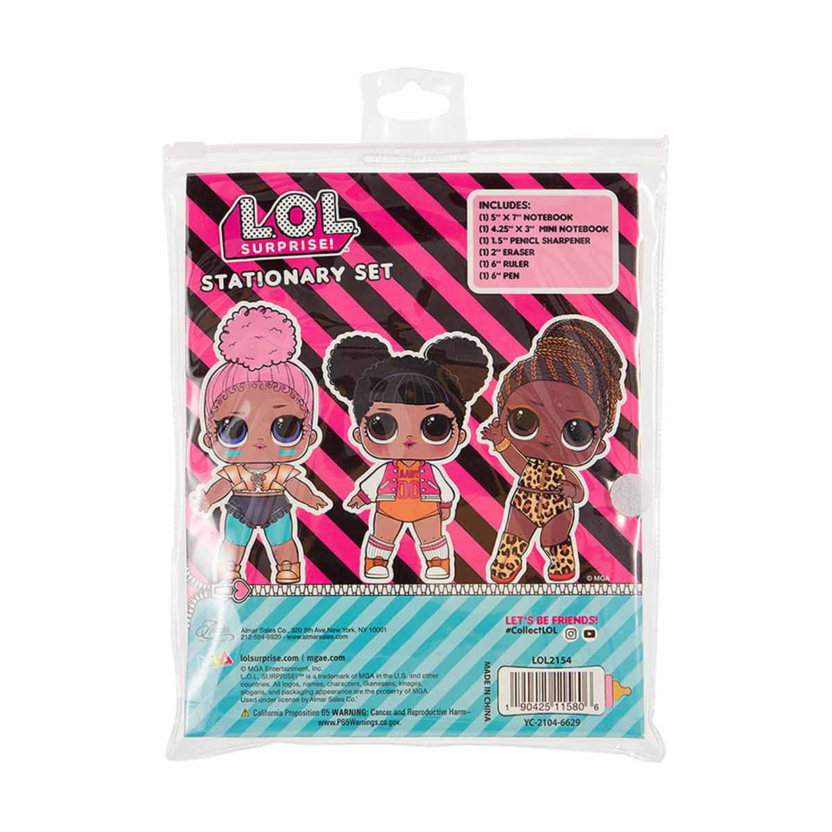 L.O.L. Surprise Stationary Set 6 Pieces