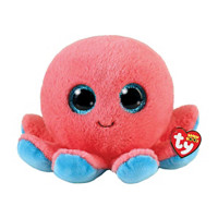 Ty Beanie Babies 'Sheldon' Octopus, Coral