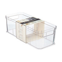 All Purpose Storage Bin with Divider, Large