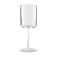 Acrylic Straight Wine Glass, Clear