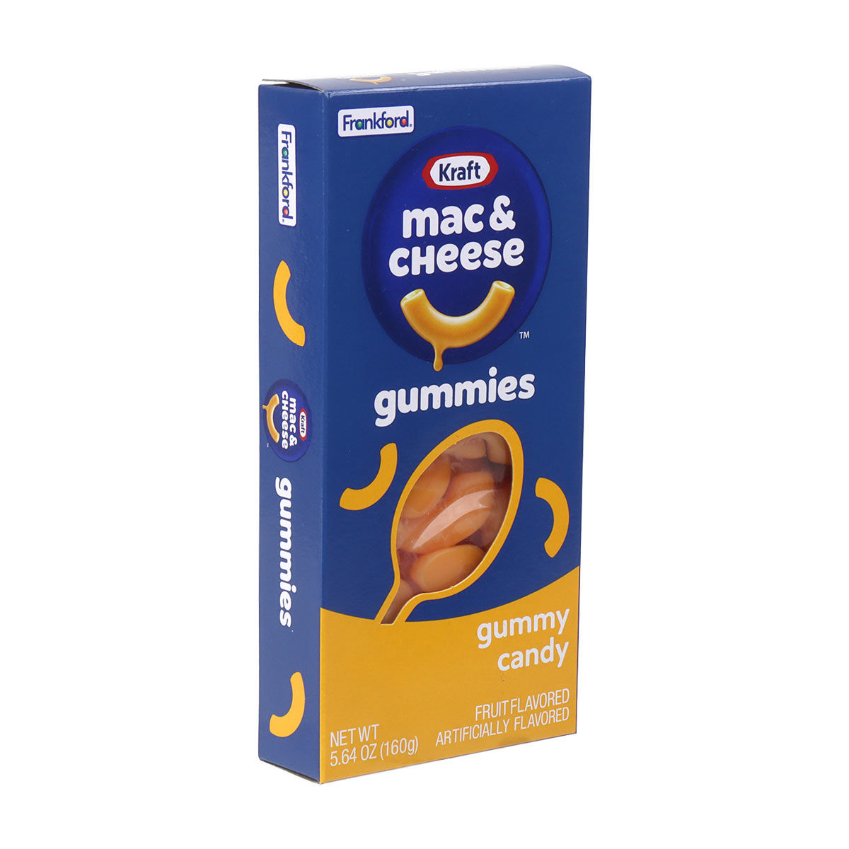 Frankford Kraft Macaroni & Cheese Gummy Candy, 5.64 oz